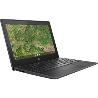 Picture of HP Chromebook 11A G8 EE 11.6" Rugged Chromebook - HD - 1366 x 768 - AMD A-Series A4-9120C Dual-core (2 Core) 1.60 GHz - 4 GB Total RAM - 32 GB Flash Memory - Chalkboard Gray