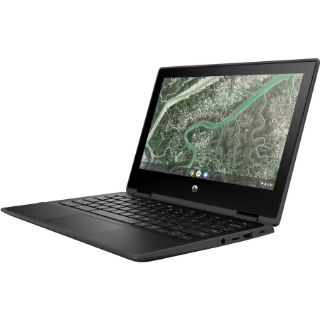 Picture of HP Chromebook x360 11MK G3 EE 11.6" Touchscreen Rugged Convertible 2 in 1 Chromebook - HD - 1366 x 768 - ARM Cortex A73 Octa-core (8 Core) 2 GHz + Cortex A53 2 GHz - 8 GB Total RAM - 64 GB Flash Memory