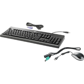 Picture of HP USB PS2 Washable Keyboard and Mouse BU207AT