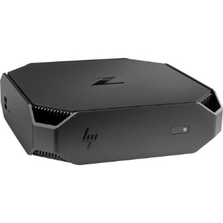 Picture of HP Z2 Mini G4 Workstation - 1 x Intel Xeon Quad-core (4 Core) E-2104G 3.20 GHz - 16 GB DDR4 SDRAM RAM - 256 GB SSD - Mini PC - Space Gray, Black Chrome Accent