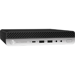 Picture of HP EliteDesk 800 G4 Desktop Computer - Intel Core i5 8th Gen i5-8600 3.10 GHz - 32 GB RAM DDR4 SDRAM - 512 GB SSD - Desktop Mini