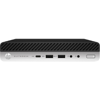 Picture of HP EliteDesk 800 G5 Desktop Computer - Intel Core i5 9th Gen i5-9500T Hexa-core (6 Core) 2.20 GHz - 16 GB RAM DDR4 SDRAM - 256 GB SSD - Desktop Mini