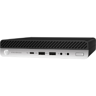 Picture of HP Business Desktop ProDesk 600 G4 Desktop Computer - Intel Core i5 8th Gen i5-8500T 2.10 GHz - 4 GB RAM DDR4 SDRAM - 128 GB SSD - Desktop Mini