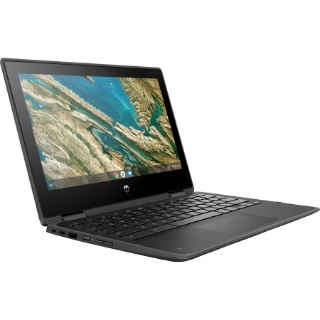 Picture of HP Chromebook x360 11 G3 EE 11.6" Touchscreen Convertible 2 in 1 Chromebook - HD - 1366 x 768 - Intel Celeron N4120 Quad-core (4 Core) 1.10 GHz - 8 GB Total RAM - 64 GB Flash Memory