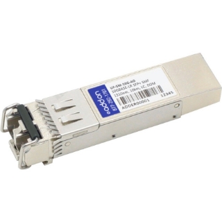 Picture of AddOn 2-Pack of Ubiquiti UF-SM-10G Compatible TAA Compliant 10GBase-LR SFP+ Transceiver (SMF, 1310nm, 10km, LC, DOM)