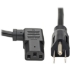 Picture of Tripp Lite 14ft Computer Power Cord Cable 5-15P to Right Angle C13 10A 18AWG 14'