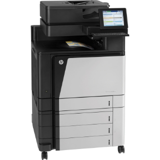 Picture of HP LaserJet M880Z Laser Multifunction Printer-Color-Copier/Fax/Scanner-46 ppm Mono/46 ppm Color Print-1200x1200 Print-Automatic Duplex Print-200000 Pages Monthly-2100 sheets Input-Color Scanner-600 Optical Scan-Color Fax-Gigabit Ethernet Ethernet