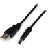 Picture of StarTech.com 2m USB to Type N Barrel Cable - USB to 5.5mm 5V DC Power Cable