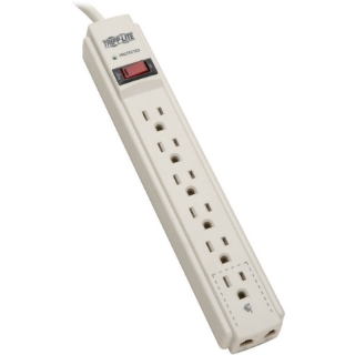 Picture of Tripp Lite Surge Protector Power Strip 120V 6 Outlet RJ11 4' Cord 790 Joule