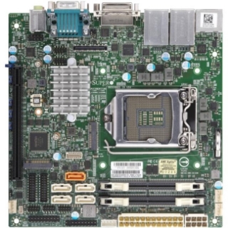 Picture of Supermicro X11SCV-Q Desktop Motherboard - Intel Q370 Chipset - Socket H4 LGA-1151 - Mini ITX