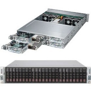 Picture of Supermicro 2028TP-HC0TR Barebone System - 2U Rack-mountable - Socket LGA 2011-v3 - 2 x Processor Support