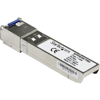 Picture of StarTech.com Juniper SFP-FE20KT15R13 Compatible SFP Module - 100BASE-BX-D - 10 GbE Gigabit Ethernet BiDi Fiber (SMF)