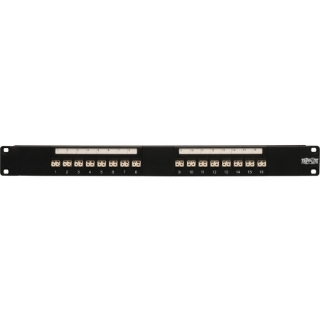 Picture of Tripp Lite 16-Port Fiber Patch Panel 62.5/125 or 50/125 LC/LC 1URM