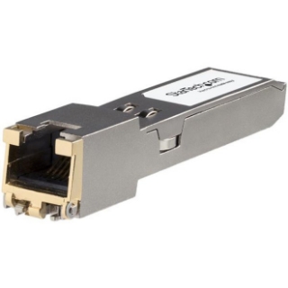 Picture of StarTech.com HPE JL563A Compatible SFP+ Module - 10GBASE-T - 10GE Gigabit Ethernet SFP+ to RJ45 Cat6/Cat5e - 30m