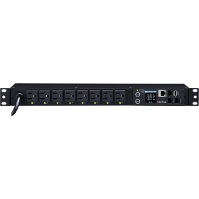 Picture of CyberPower PDU81001 100 - 120 VAC 15A Switched Metered-by-Outlet PDU