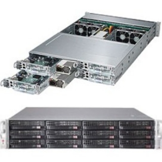 Picture of Supermicro SuperServer 6028TP-HC1R Barebone System - 2U Rack-mountable - Socket LGA 2011-v3 - 2 x Processor Support