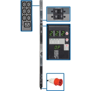 Picture of Tripp Lite PDU 3-Phase Metered 220/230V 22.2kW 32A IEC309 36 C13; 6 C19 0U