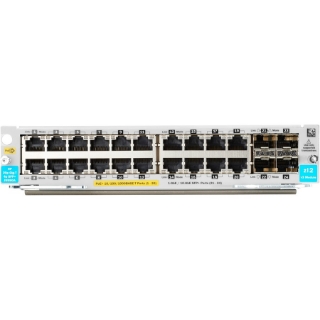 Picture of HPE 20-port 10/100/1000BASE-T PoE+ / 4-port 1G/10GbE SFP+ MACsec v3 zl2 Module