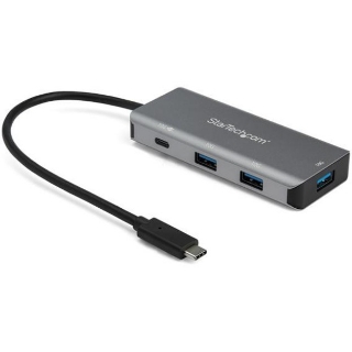 Picture of StarTech.com 4 Port USB C Hub to 3x USB-A 1x USB-C - 10Gbps USB 3.1 Gen 2 Type C Hub - 100W Power Delivery Passthrough Charging - Portable