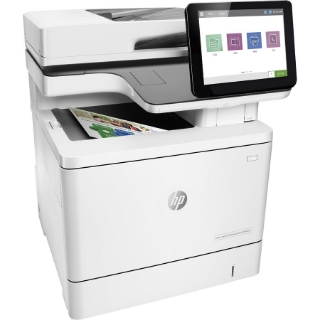 Picture of HP LaserJet M578c Laser Multifunction Printer-Color-Copier/Fax/Scanner-40 ppm Mono/Color Print-1200x1200 Print-Automatic Duplex Print-80000 Pages Monthly-650 sheets Input-Color Scanner-600 Optical Scan-Monochrome Fax-Gigabit Ethernet