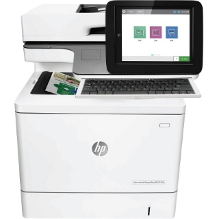 Picture of HP LaserJet Managed E57540 E57540c Laser Multifunction Printer-Color-Copier/Scanner-40 ppm Mono/Color Print-1200x1200 Print-Automatic Duplex Print-120000 Pages Monthly-650 sheets Input-Color Scanner-600 Optical Scan-Gigabit Ethernet