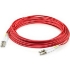 Picture of AddOn 10m LC (Male) to LC (Male) Red OM3 Duplex Fiber OFNR (Riser-Rated) Patch Cable