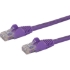 Picture of StarTech.com 2ft CAT6 Ethernet Cable - Purple Snagless Gigabit - 100W PoE UTP 650MHz Category 6 Patch Cord UL Certified Wiring/TIA