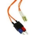 Picture of C2G 3m LC-SC 50/125 Duplex Multimode OM2 Fiber Cable - Orange - 10ft