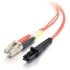 Picture of C2G-15m LC-MTRJ 62.5/125 OM1 Duplex Multimode PVC Fiber Optic Cable - Orange