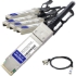 Picture of AddOn Cisco QSFP-4SFP10G-CU5M Compatible TAA Compliant 40GBase-CU QSFP+ to 4xSFP+ Direct Attach Cable (Passive Twinax, 5m)