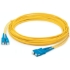 Picture of AddOn 74m SC (Male) to SC (Male) Straight Yellow OS2 Duplex LSZH Fiber Patch Cable