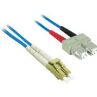 Picture of C2G 2m LC-SC 62.5/125 OM1 Duplex Multimode PVC Fiber Optic Cable - Blue