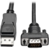 Picture of Tripp Lite 10ft DisplayPort to VGA Cable / DP to VGA Adpater Latches to HD15 M/M