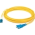 Picture of AddOn 25m LC (Male) to SC (Male) Straight Yellow OS2 Duplex LSZH Fiber Patch Cable