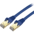 Picture of StarTech.com 10ft CAT6a Ethernet Cable - 10 Gigabit Category 6a Shielded Snagless 100W PoE Patch Cord - 10GbE Blue UL Certified Wiring/TIA