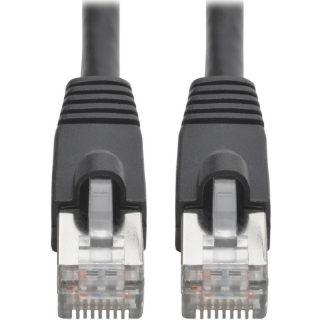 Picture of Tripp Lite Cat6a Snagless Shielded STP Patch Cable 10G, PoE, Black M/M 20ft