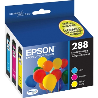 Picture of Epson DURABrite Ultra T288 Original Ink Cartridge - Cyan, Magenta, Yellow