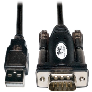 Picture of Tripp Lite 5ft USB to Serial Adapter Cable USB-A to DB9 RS-232 M/M