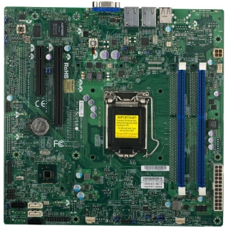 Picture of Supermicro X10SLL-SF Server Motherboard - Intel C222 Chipset - Socket H3 LGA-1150 - Micro ATX