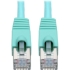 Picture of Tripp Lite Cat6a Snagless Shielded STP Patch Cable 10G, PoE, Aqua M/M 10ft