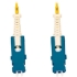 Picture of Tripp Lite N383S-03M 400G Singlemode 9/125 OS2 Fiber Cable, Yellow, 3 m (9.8 ft.)