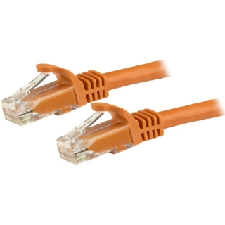 Picture of StarTech.com 3m Orange Gigabit Snagless RJ45 UTP Cat6 Patch Cable - 10 m Patch Cord