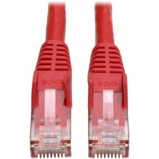 Picture of Tripp Lite 14ft Cat6 Gigabit Snagless Molded Patch Cable RJ45 M/M Red 14'