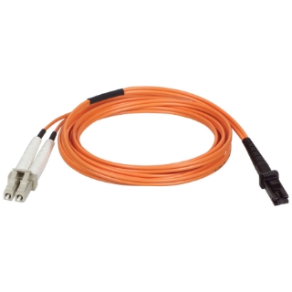 Picture of Tripp Lite 5M Duplex Multimode 62.5/125 Fiber Optic Patch Cable MTRJ/LC 16' 16ft 5 Meter