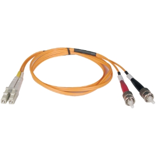 Picture of Tripp Lite 8M Duplex Multimode 62.5/125 Fiber Optic Patch Cable LC/ST 26' 26ft 8 Meter