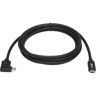 Picture of Tripp Lite USB C Cable USB 3.2 Gen 1 Right-Angle 60W PD Charging M/M 2M