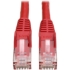 Picture of Tripp Lite 20ft Cat6 Gigabit Snagless Molded Patch Cable RJ45 M/M Red 20'