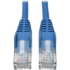 Picture of Tripp Lite 4ft Cat5e / Cat5 Snagless Molded Patch Cable RJ45 M/M Blue 4'