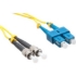 Picture of Axiom SC/ST Singlemode Duplex OS2 9/125 Fiber Optic Cable 1m