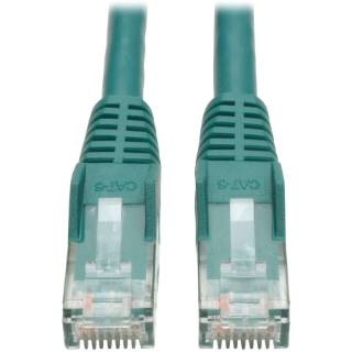 Picture of Tripp Lite 15ft Cat6 Gigabit Snagless Molded Patch Cable RJ45 M/M Green 15'